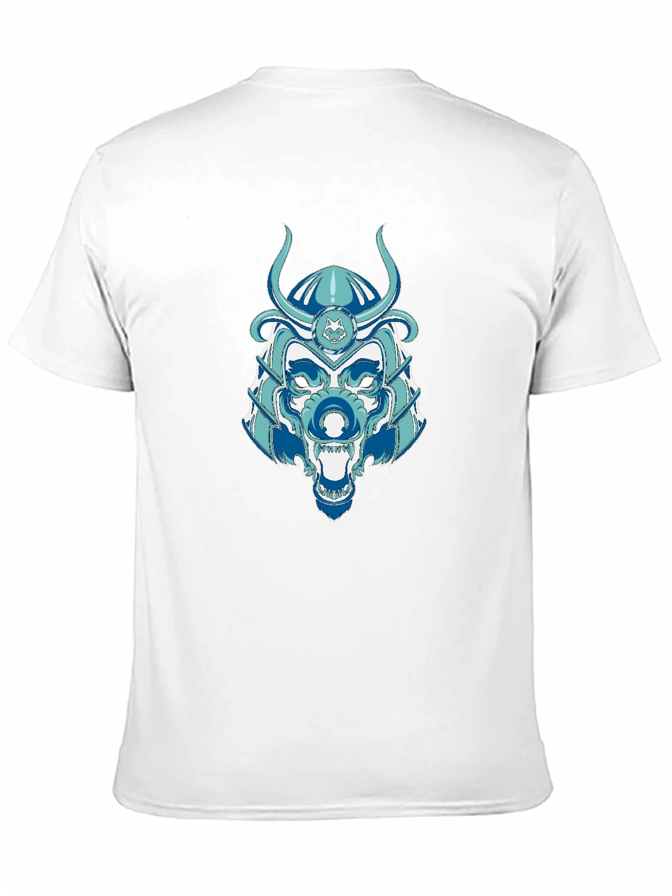 Samurai Wolf Graphic Tee - Unique Design