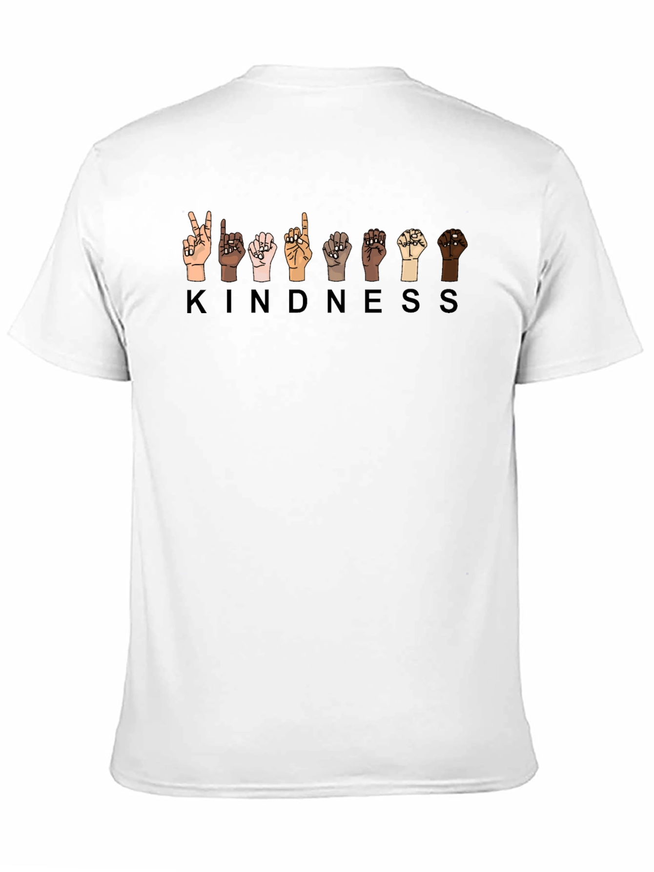 Kindness Sign Language T-Shirt - Black