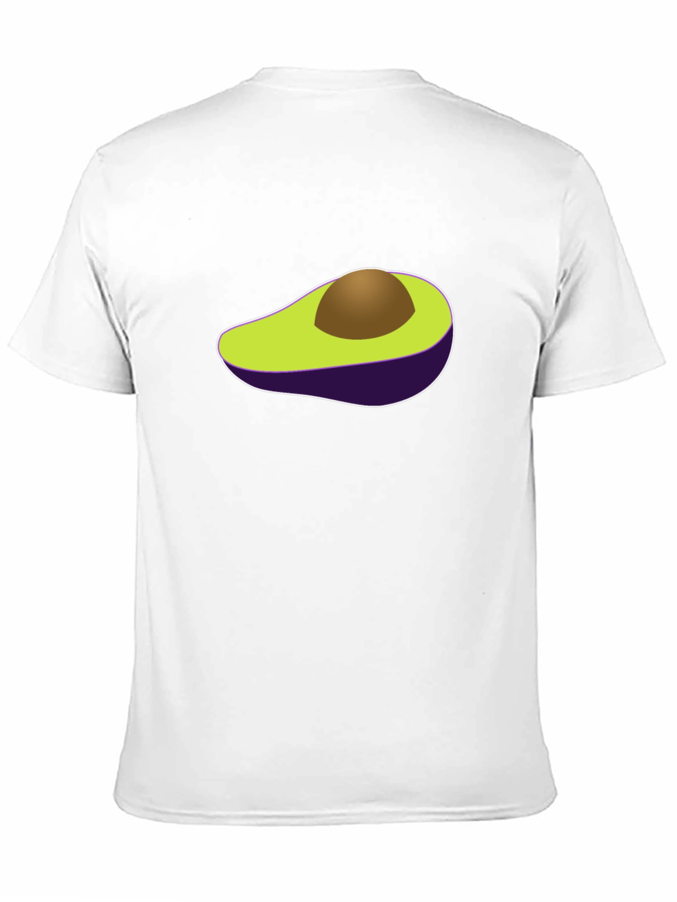 Avocado Graphic Print Black T-Shirt