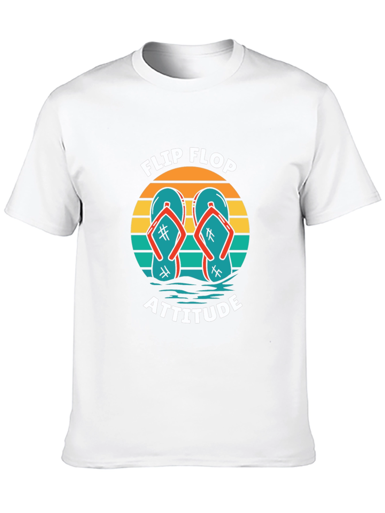 Flip Flop Attitude Graphic T-Shirt