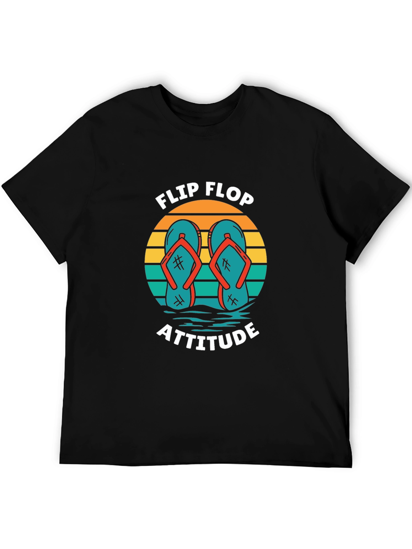 Flip Flop Attitude Graphic T-Shirt