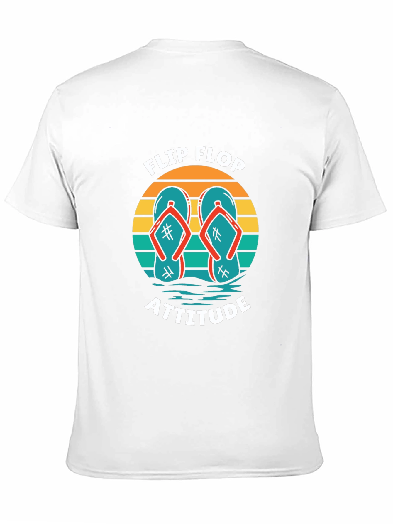 Flip Flop Attitude Graphic T-Shirt