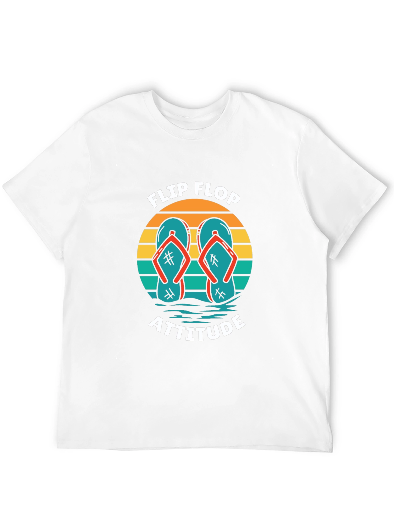 Flip Flop Attitude Graphic T-Shirt