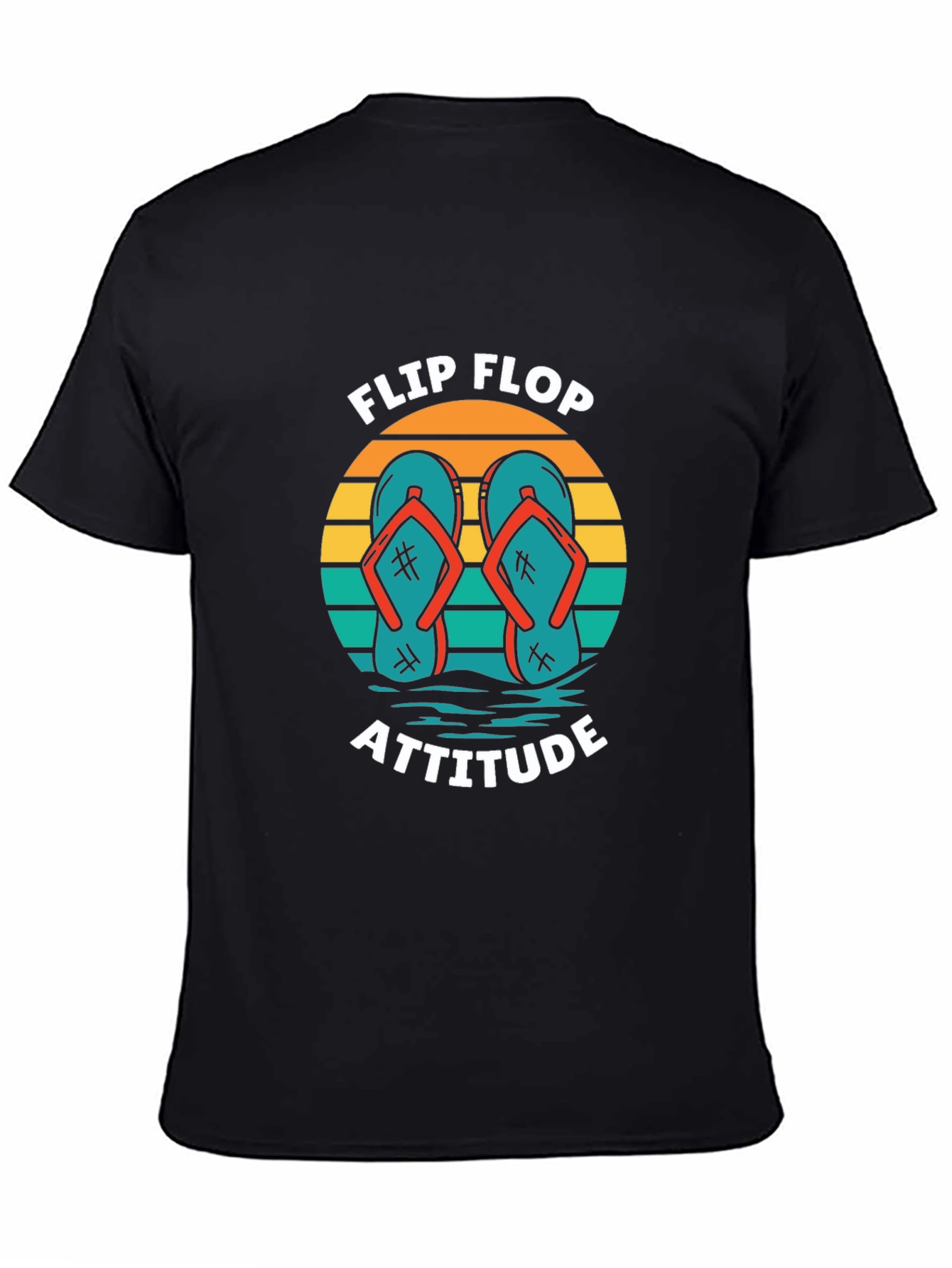 Flip Flop Attitude Graphic T-Shirt