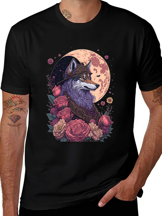 Wolf & Roses Graphic Tee