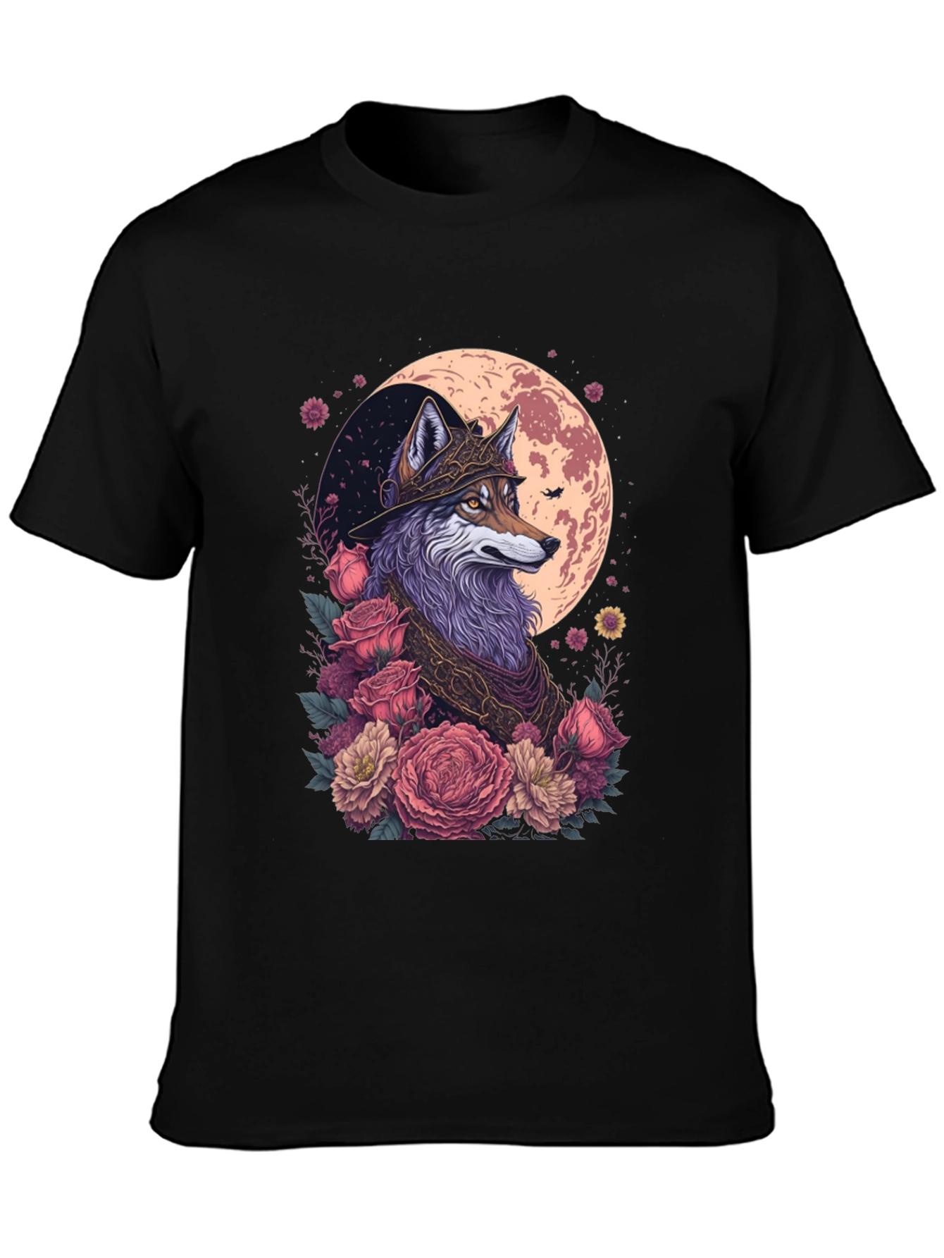 Wolf & Roses Graphic Tee