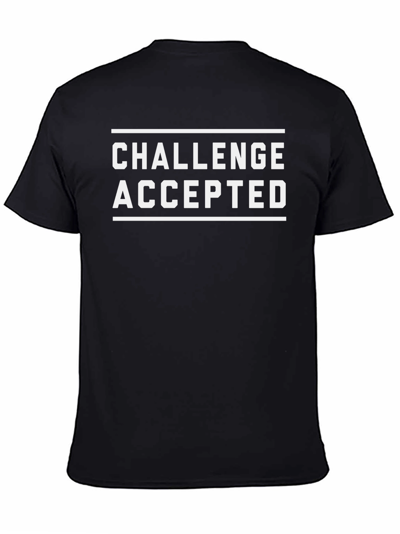 Challenge Accepted Graphic Tee - Bold Statement Shirt