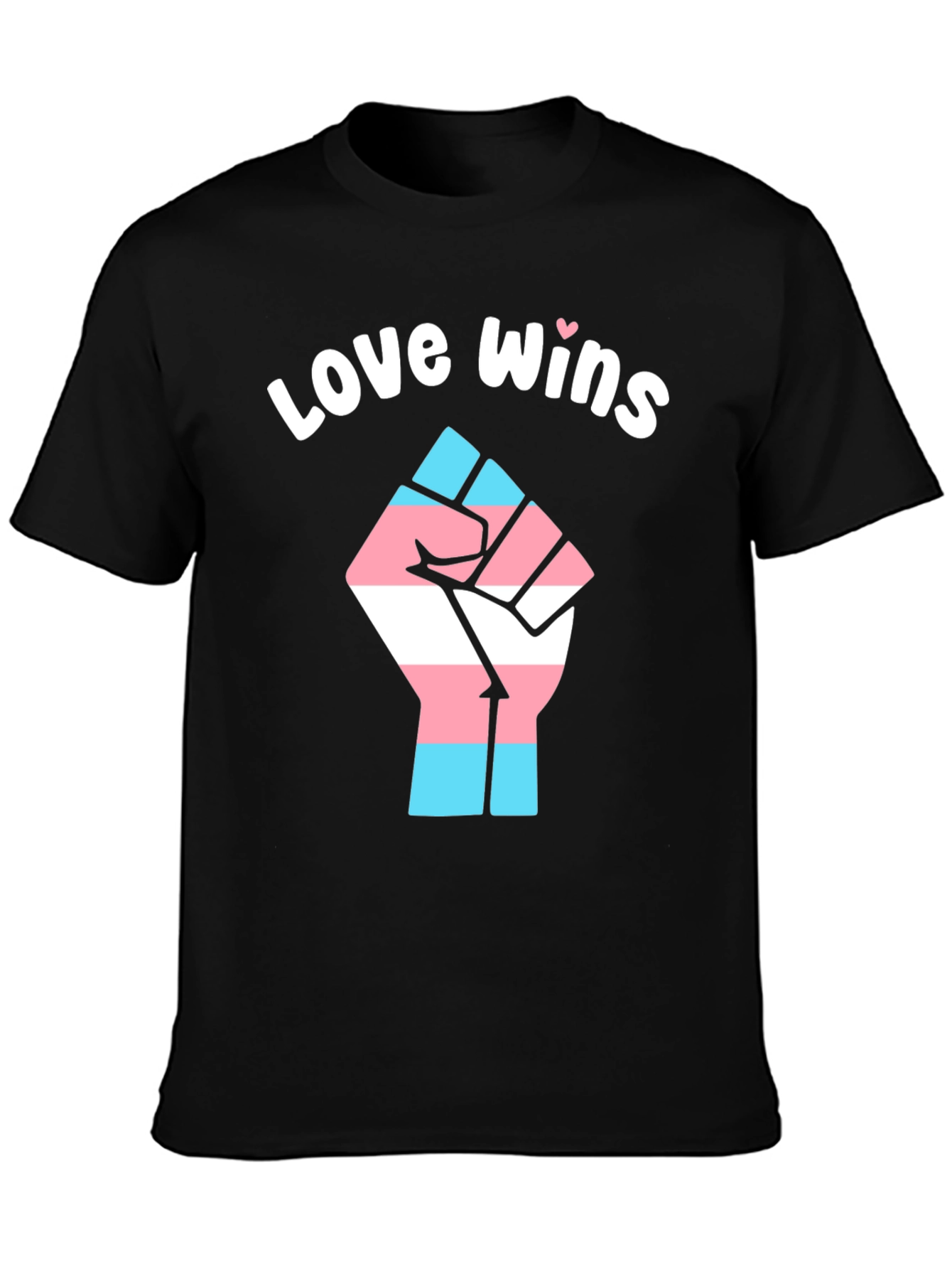 Love Wins Transgender Pride Fist T-Shirt