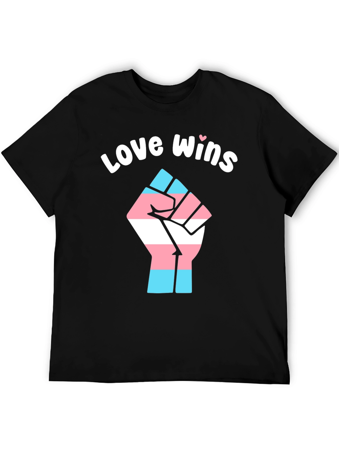 Love Wins Transgender Pride Fist T-Shirt