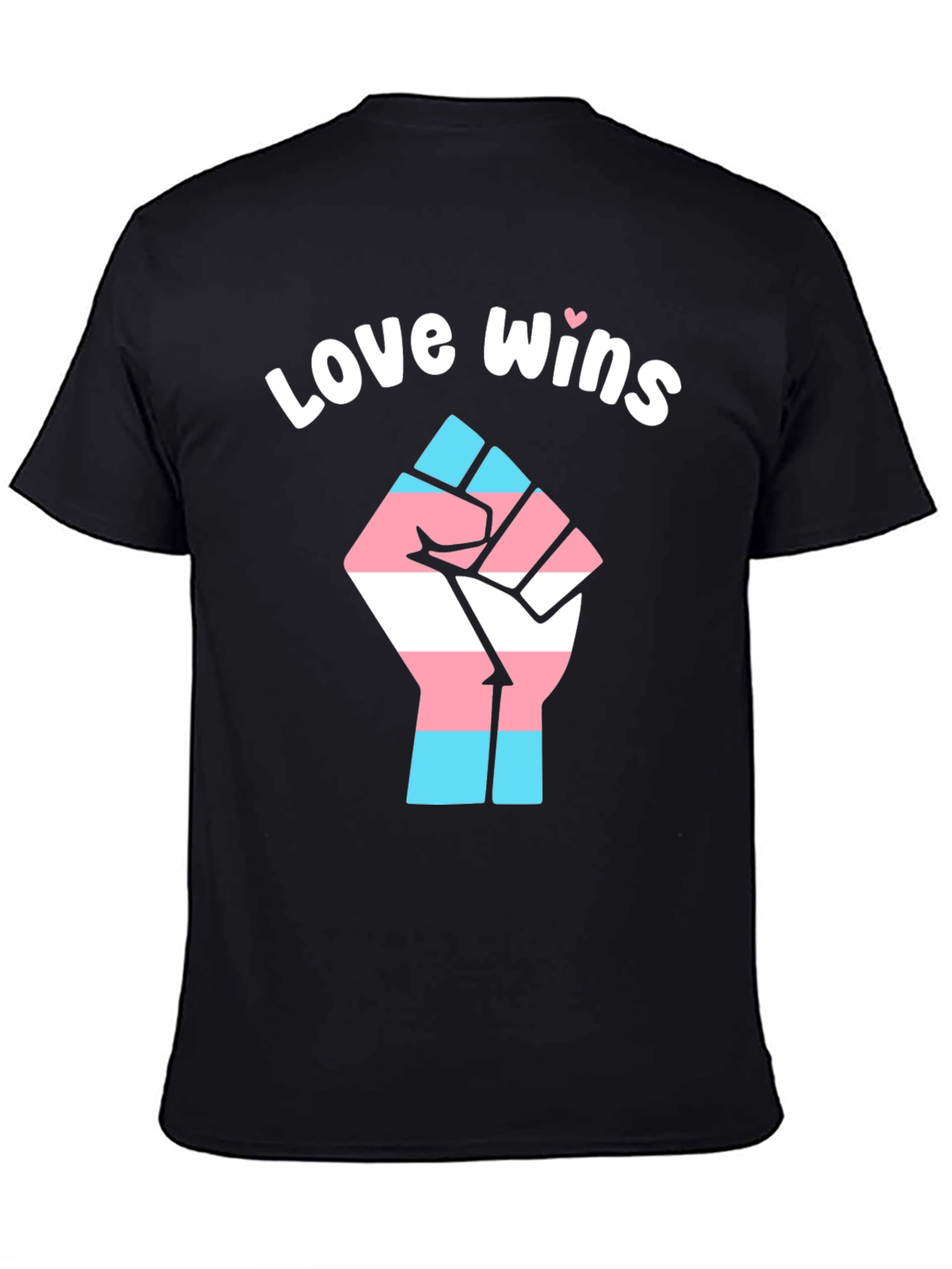 Love Wins Transgender Pride Fist T-Shirt
