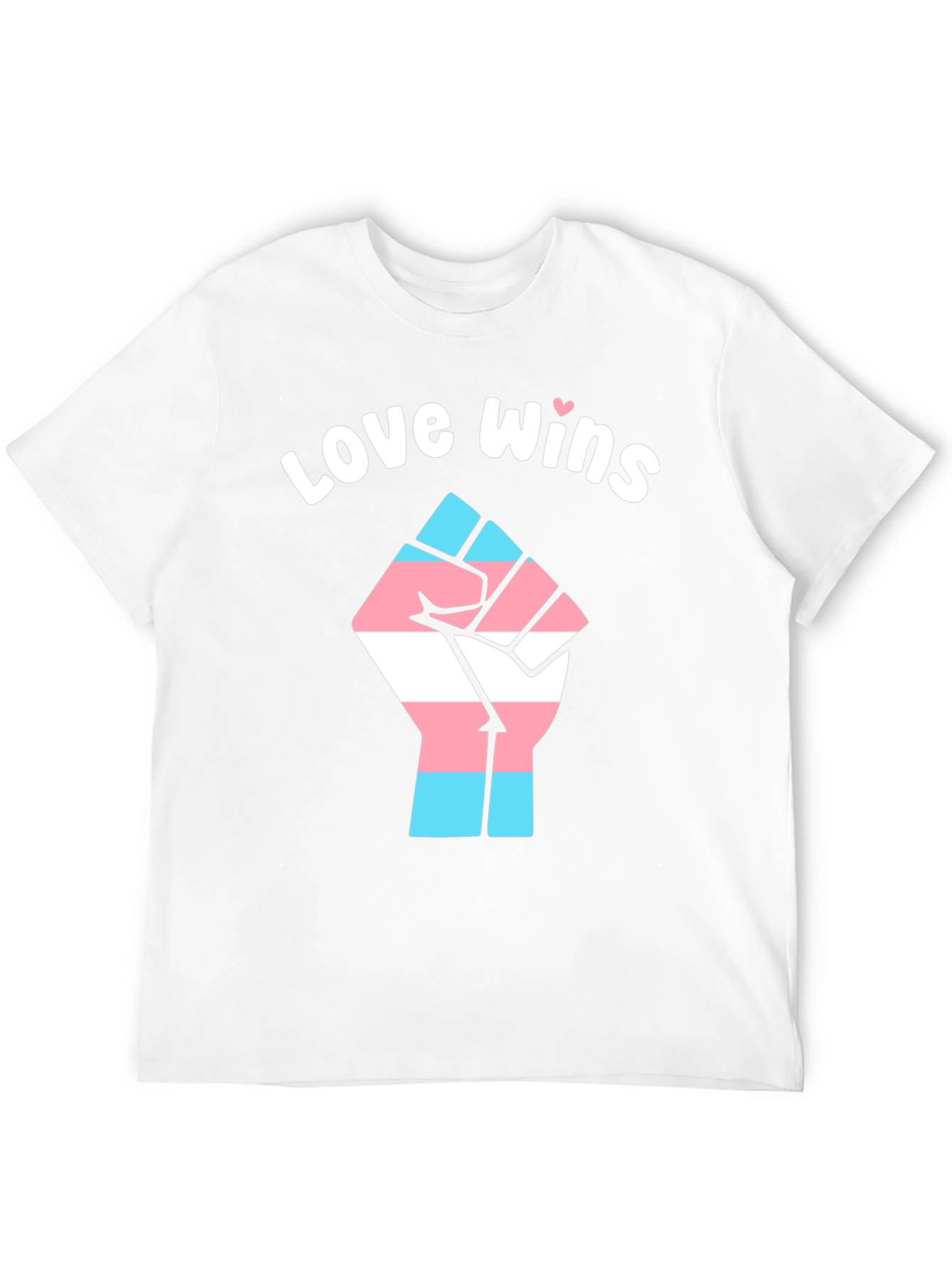 Love Wins Transgender Pride Fist T-Shirt