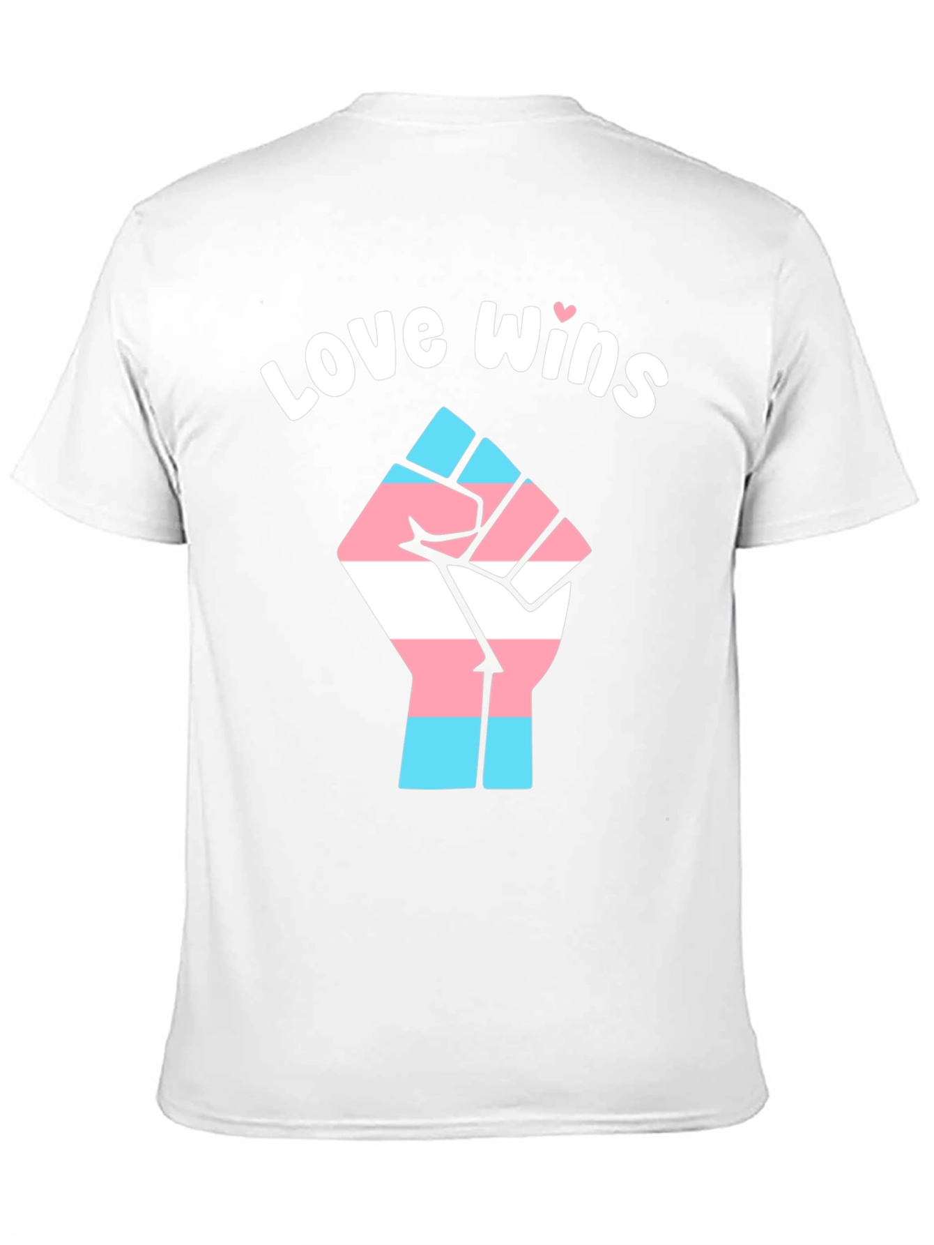 Love Wins Transgender Pride Fist T-Shirt