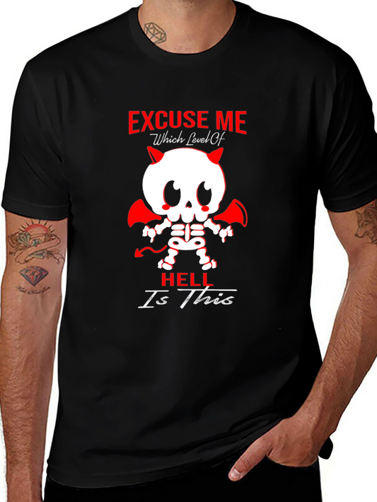 Excuse Me Which Level of Hell is This Skeleton T-Shirt