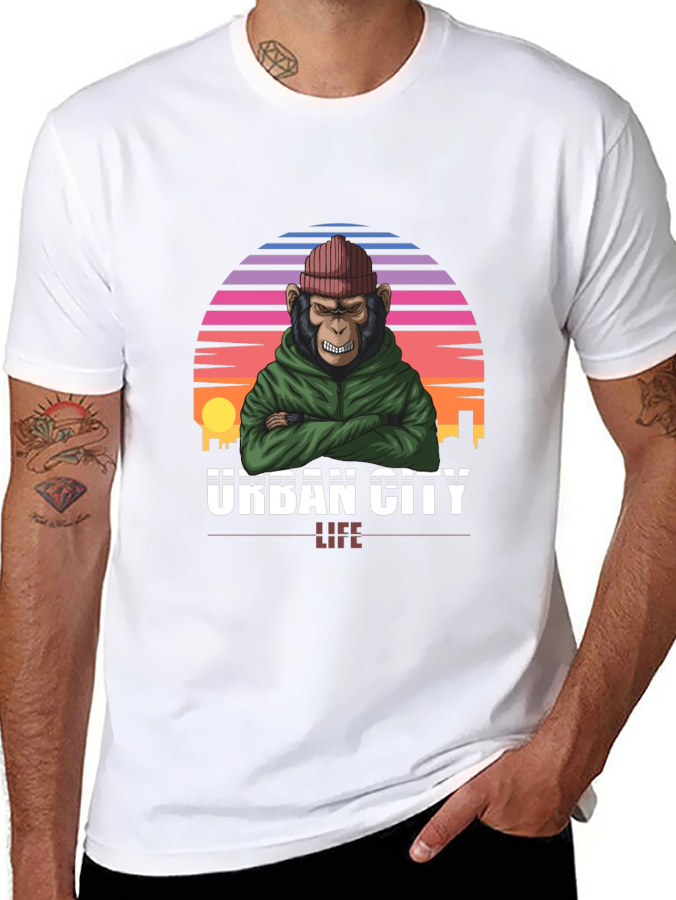 Urban City Monkey T-Shirt
