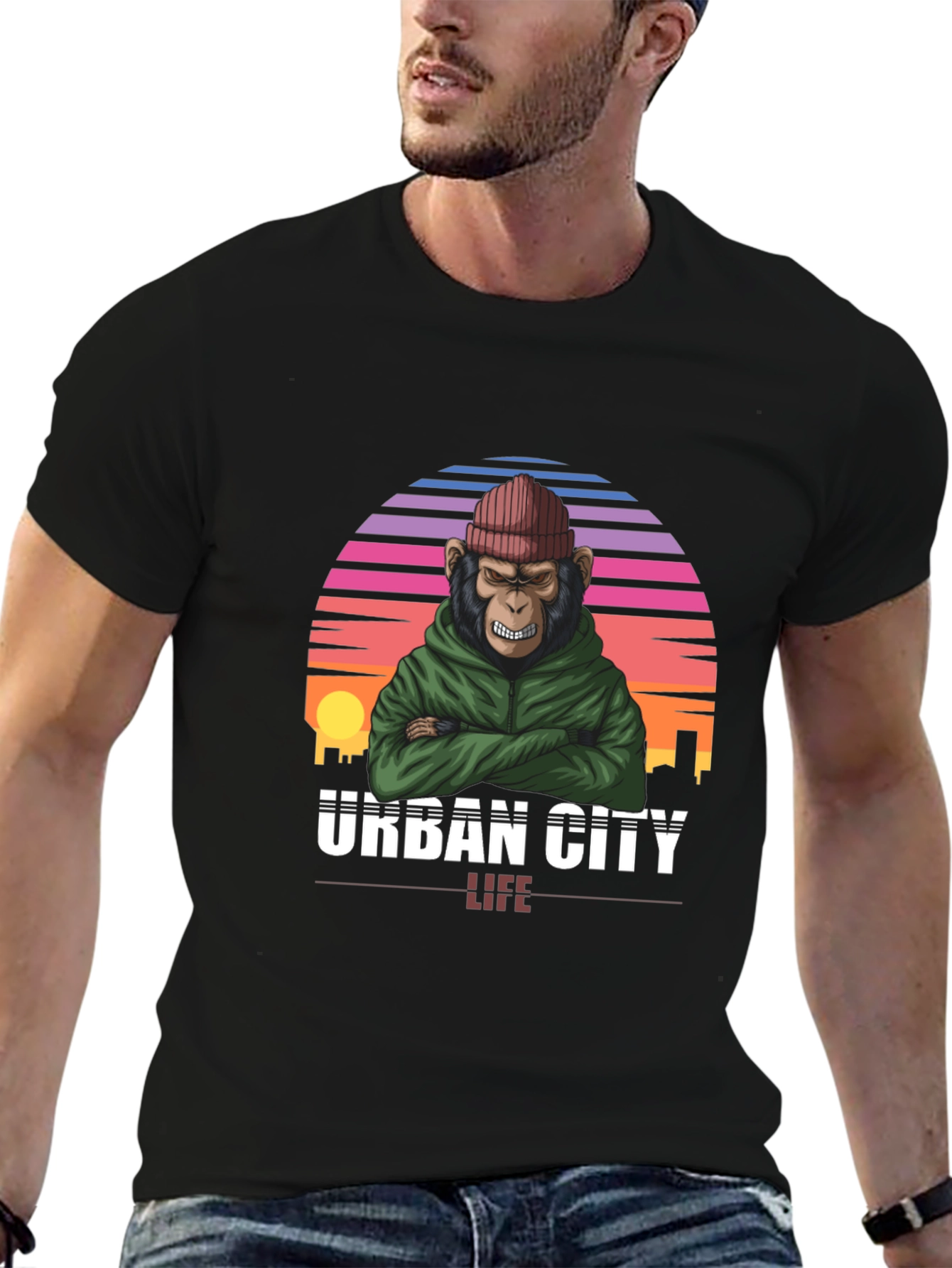 Urban City Monkey T-Shirt