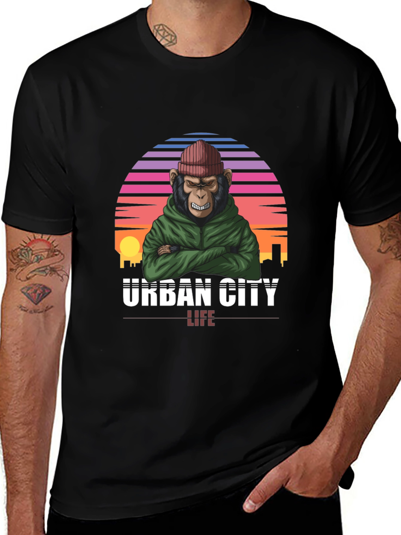 Urban City Monkey T-Shirt