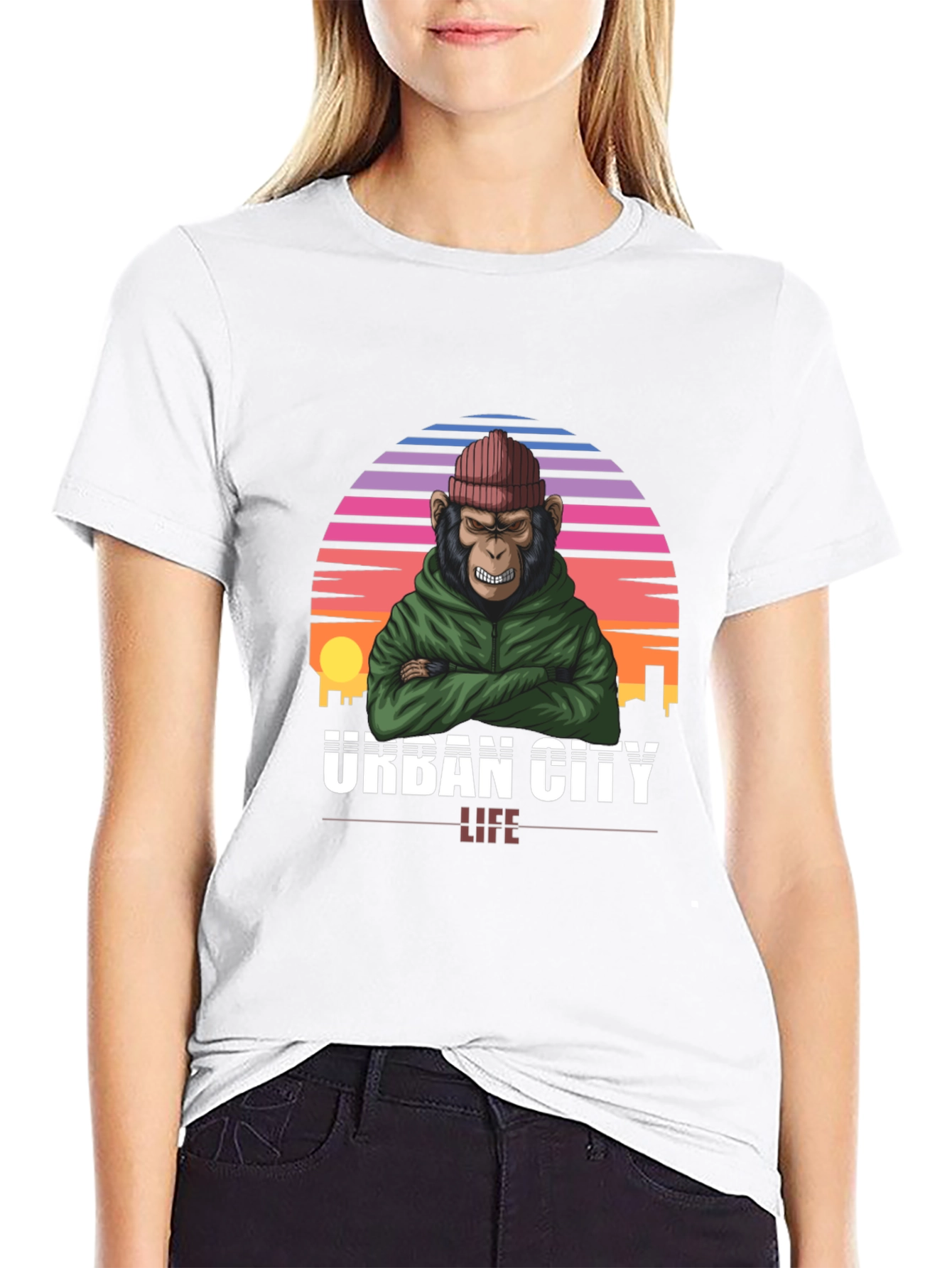Urban City Monkey T-Shirt