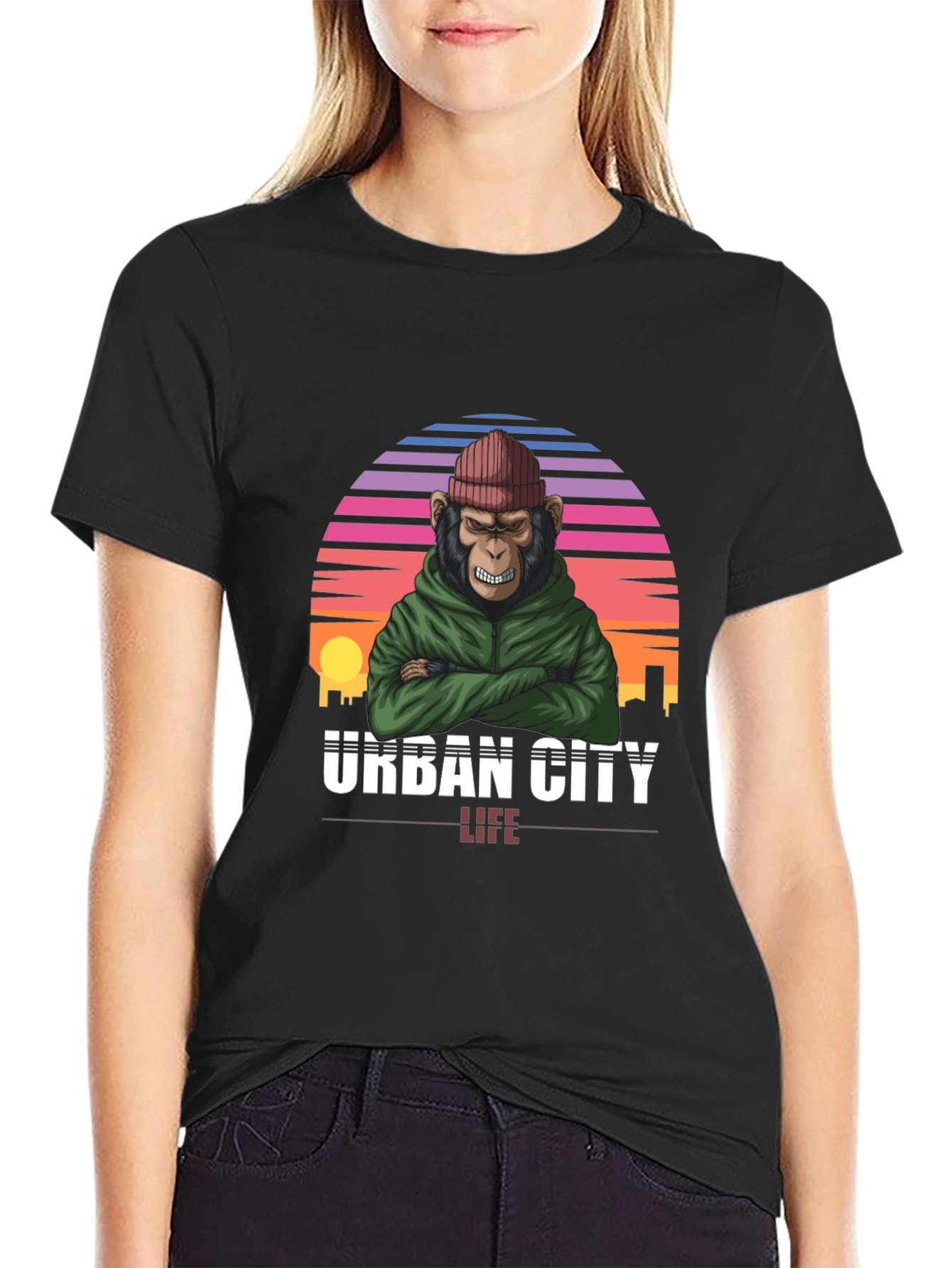 Urban City Monkey T-Shirt