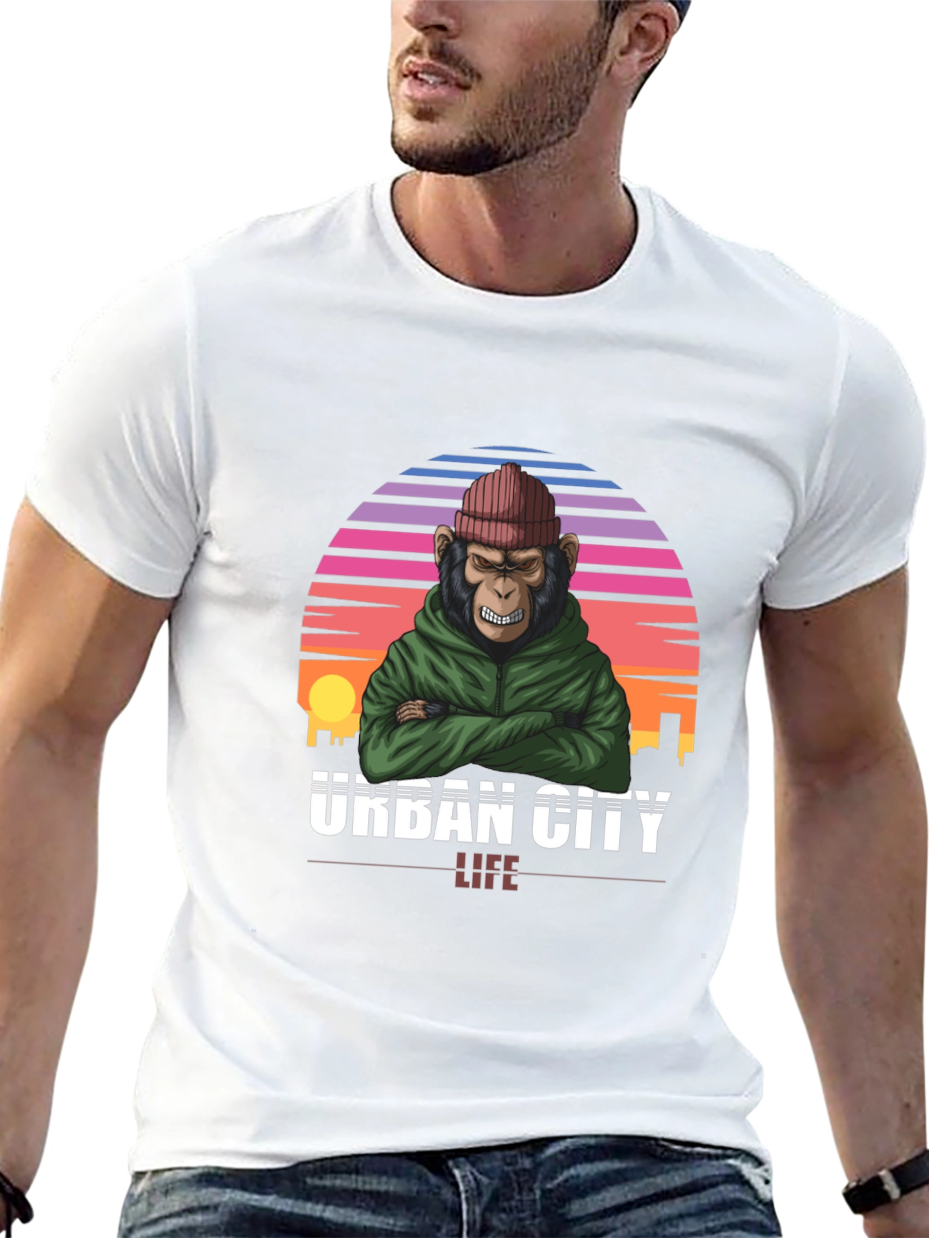 Urban City Monkey T-Shirt