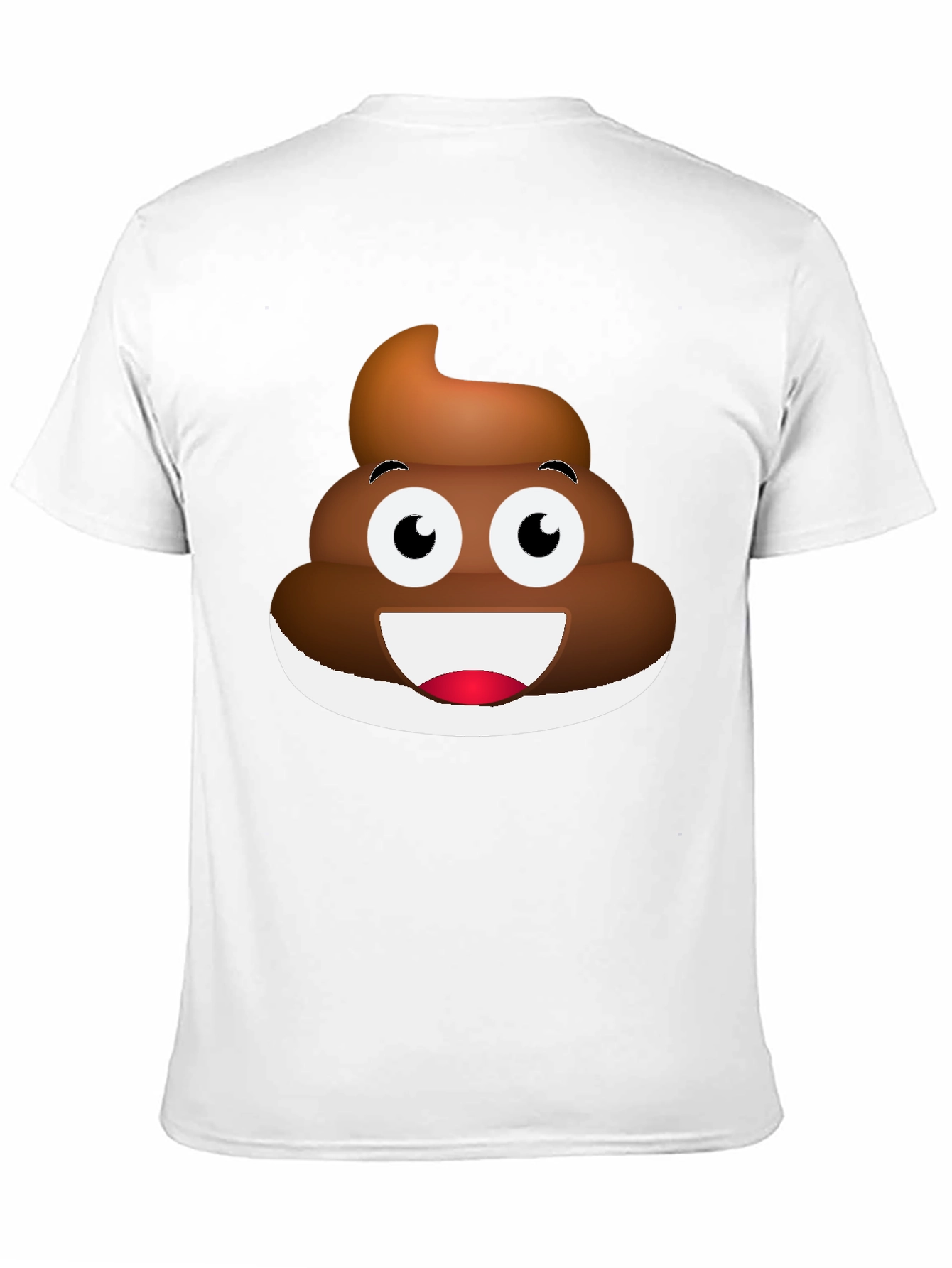 Emoji Poop T-Shirt - Funny Casual Tee