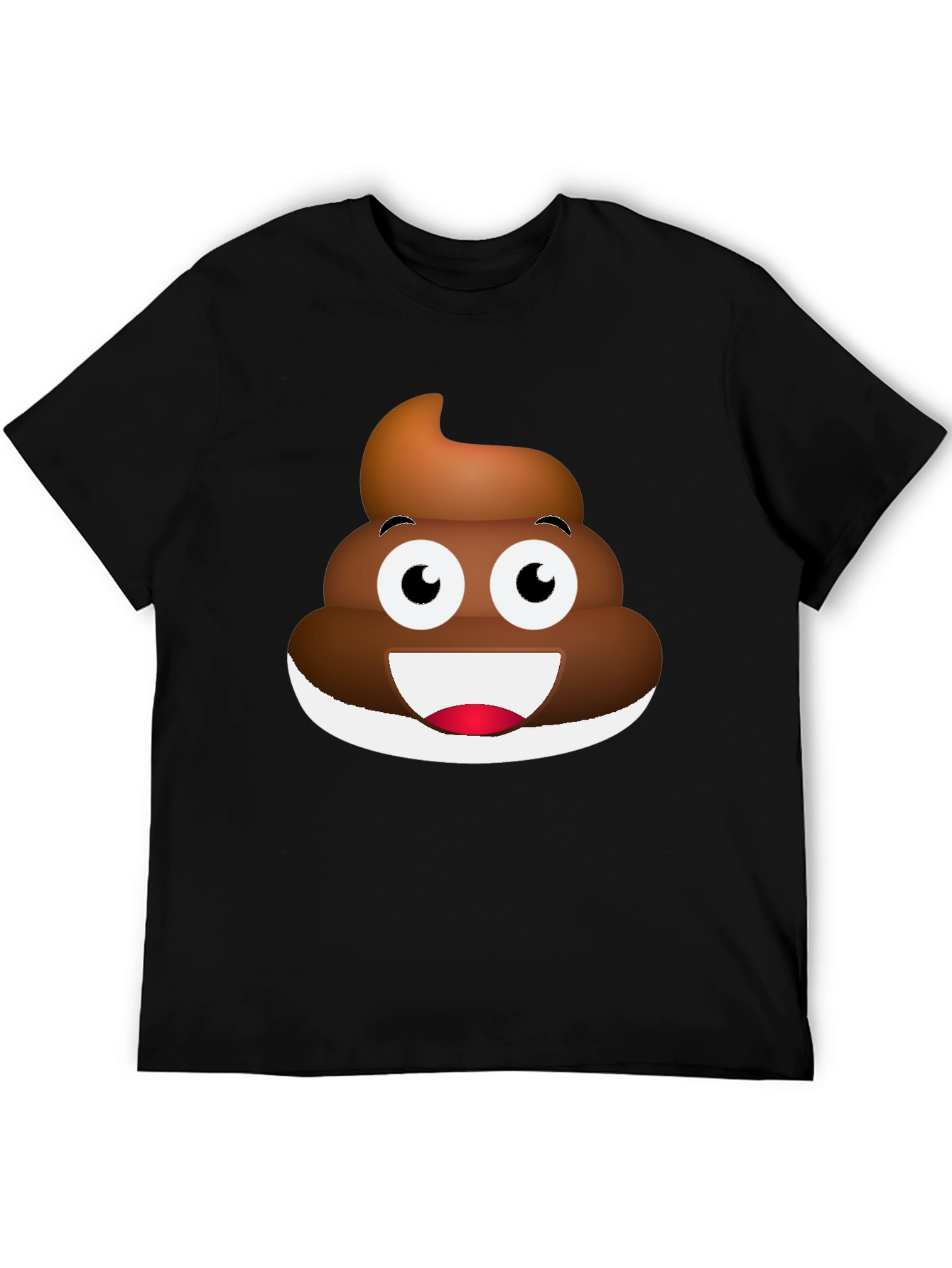 Emoji Poop T-Shirt - Funny Casual Tee