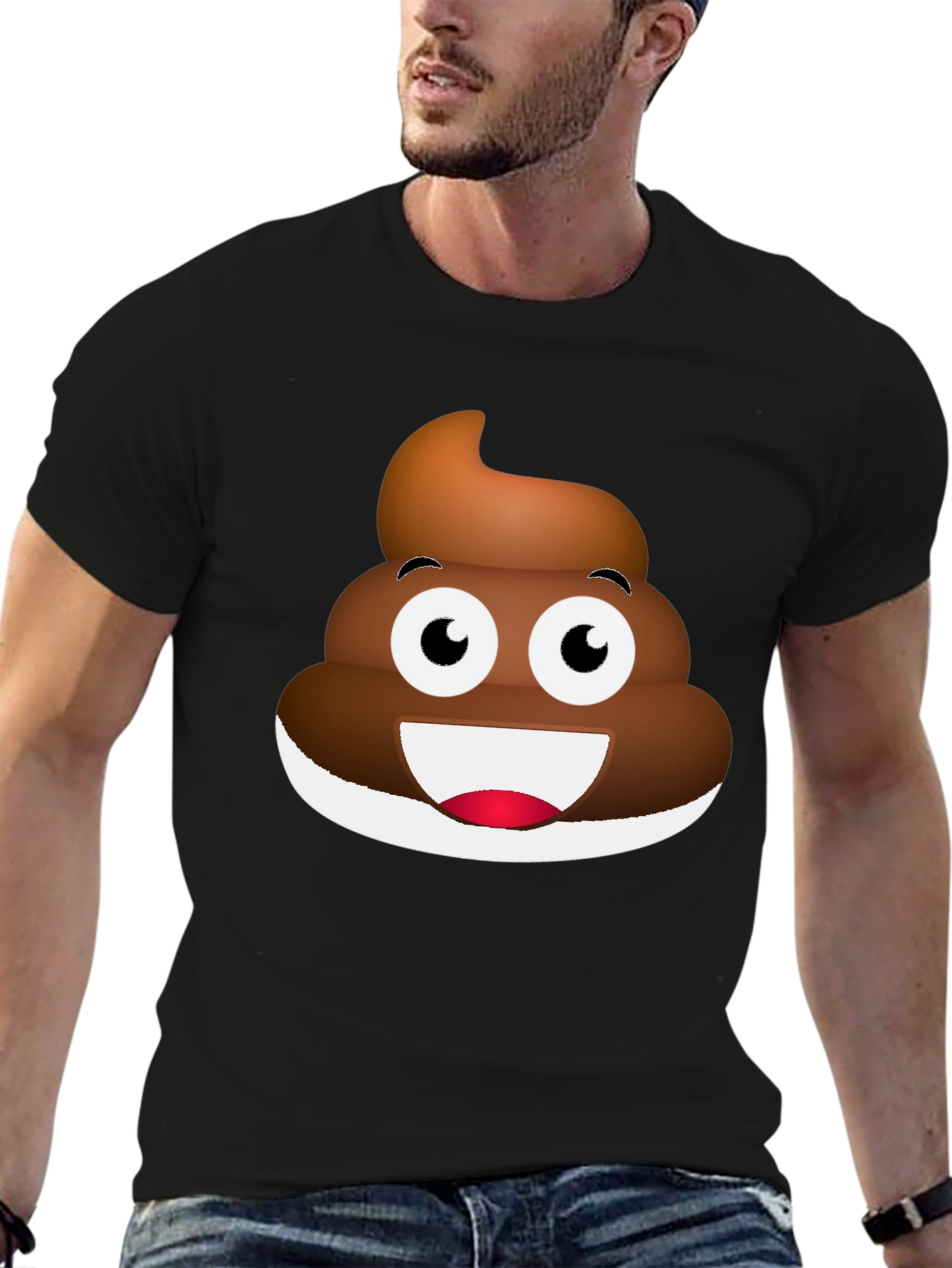 Emoji Poop T-Shirt - Funny Casual Tee