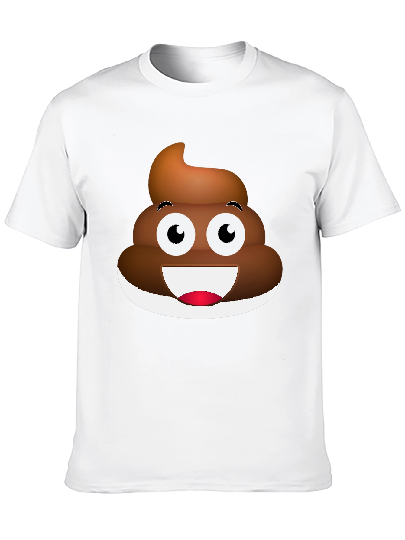 Emoji Poop T-Shirt - Funny Casual Tee