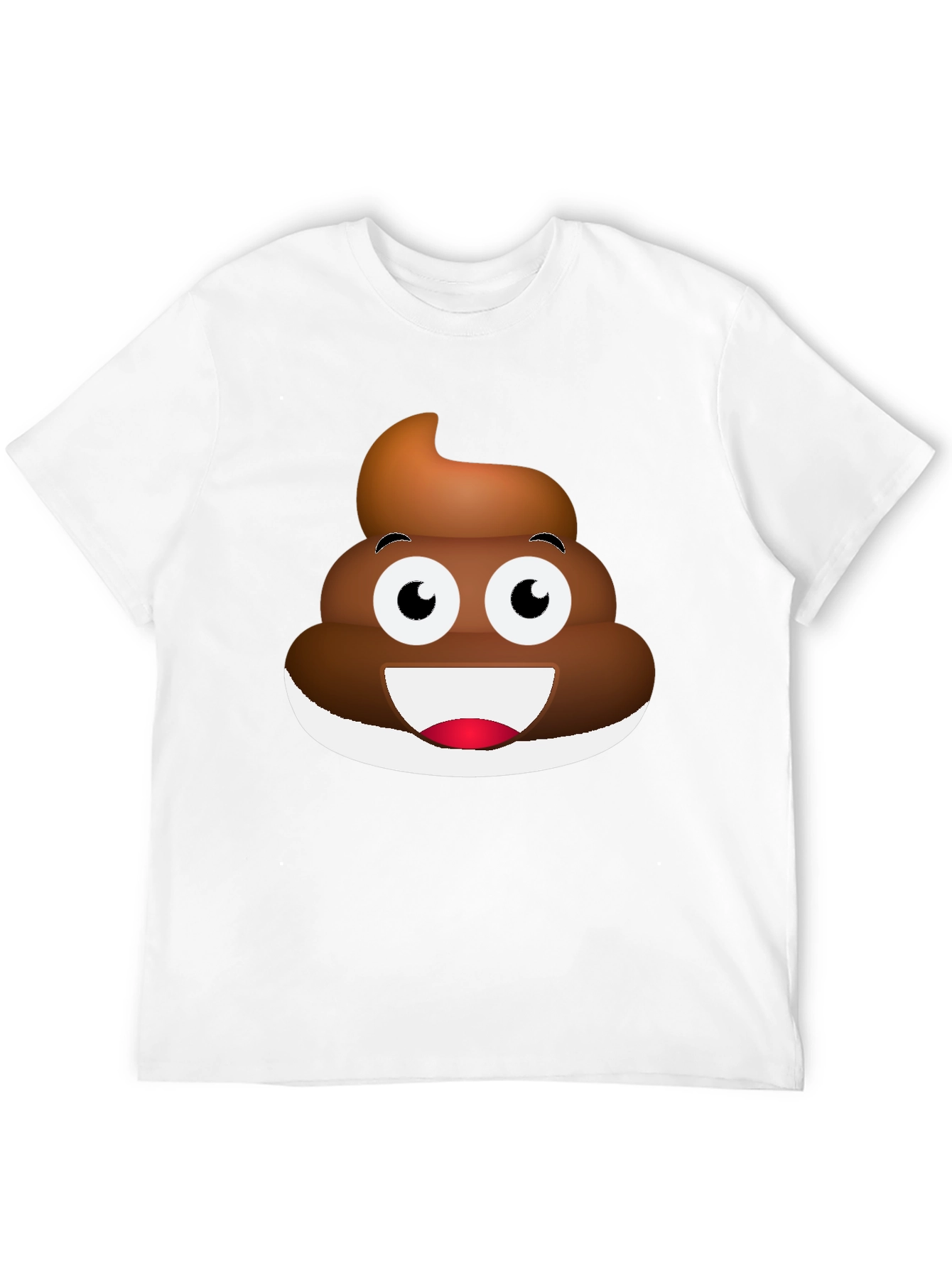 Emoji Poop T-Shirt - Funny Casual Tee