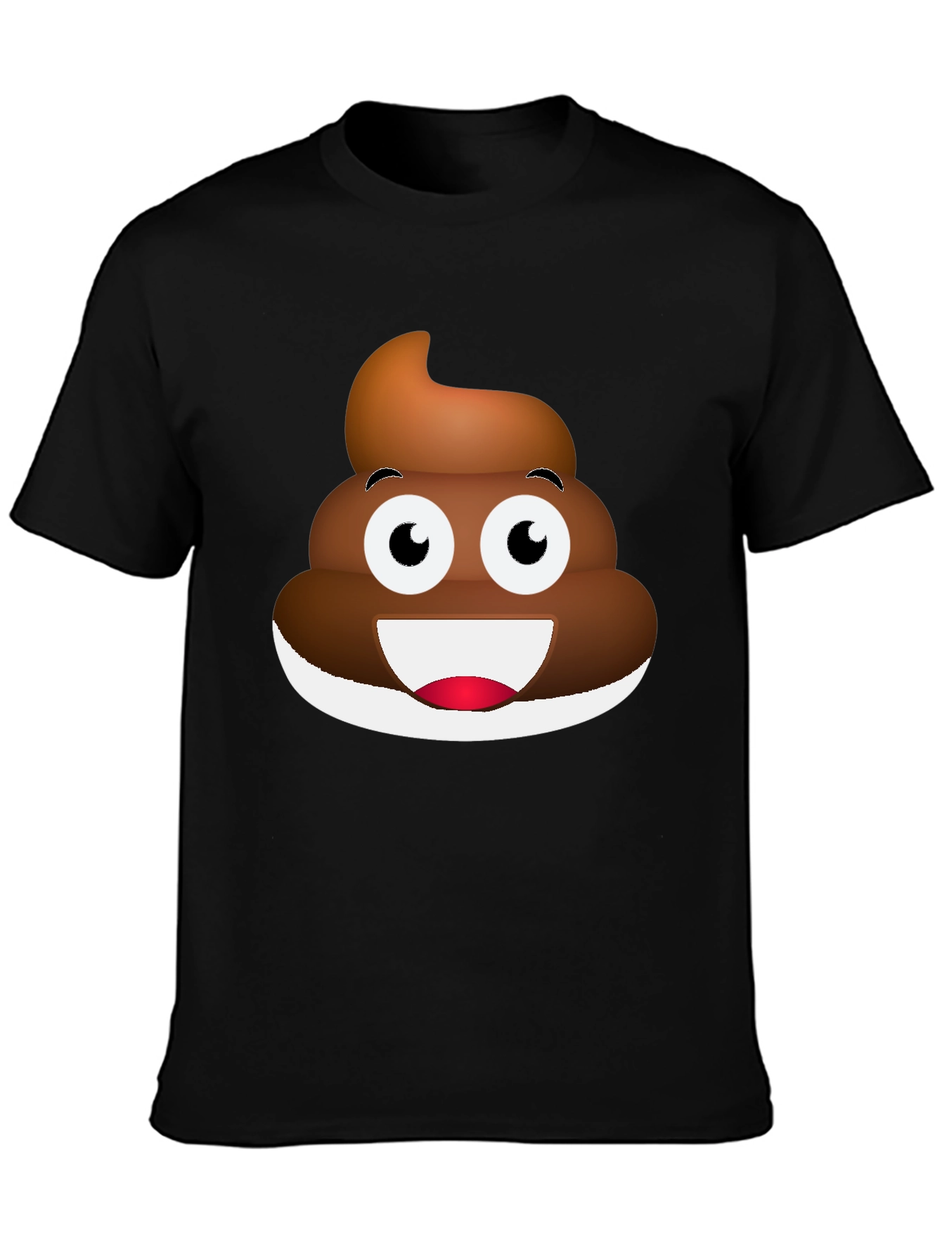 Emoji Poop T-Shirt - Funny Casual Tee