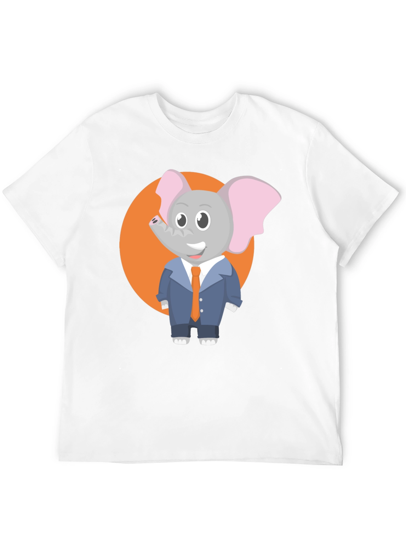 Elephant in Suit T-Shirt - Mens Graphic Tee