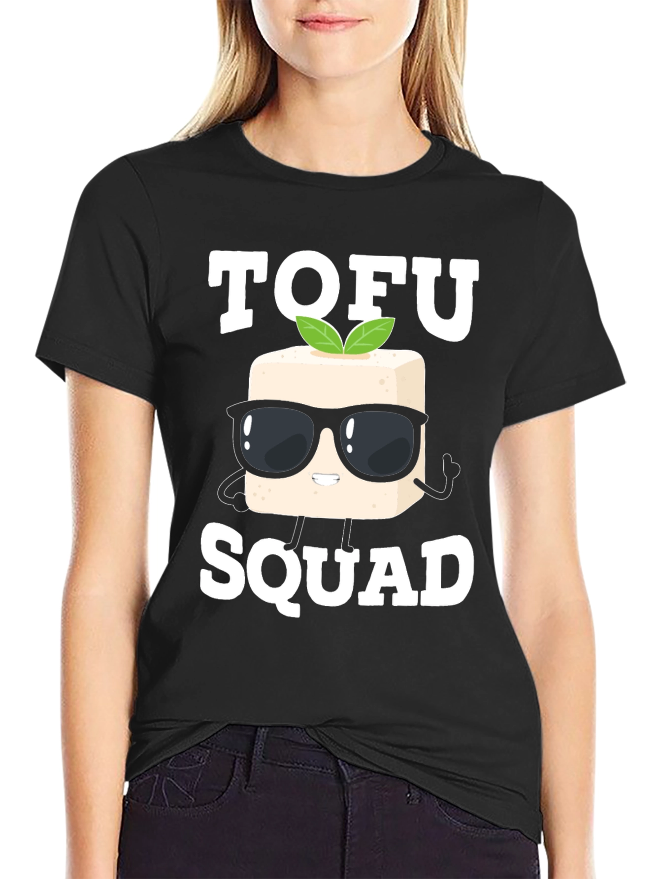 Tofu Squad Graphic Tee - Funny Vegan Shirt