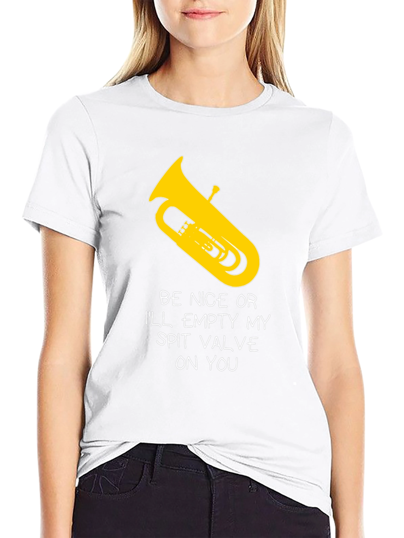 Funny Tuba Player T-Shirt - Spit Valve Humor