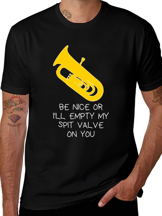Funny Tuba Player T-Shirt - Spit Valve Humor