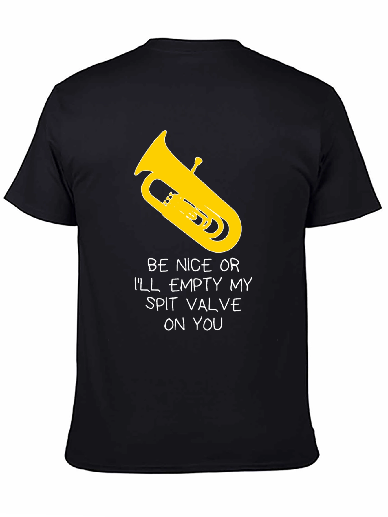 Funny Tuba Player T-Shirt - Spit Valve Humor