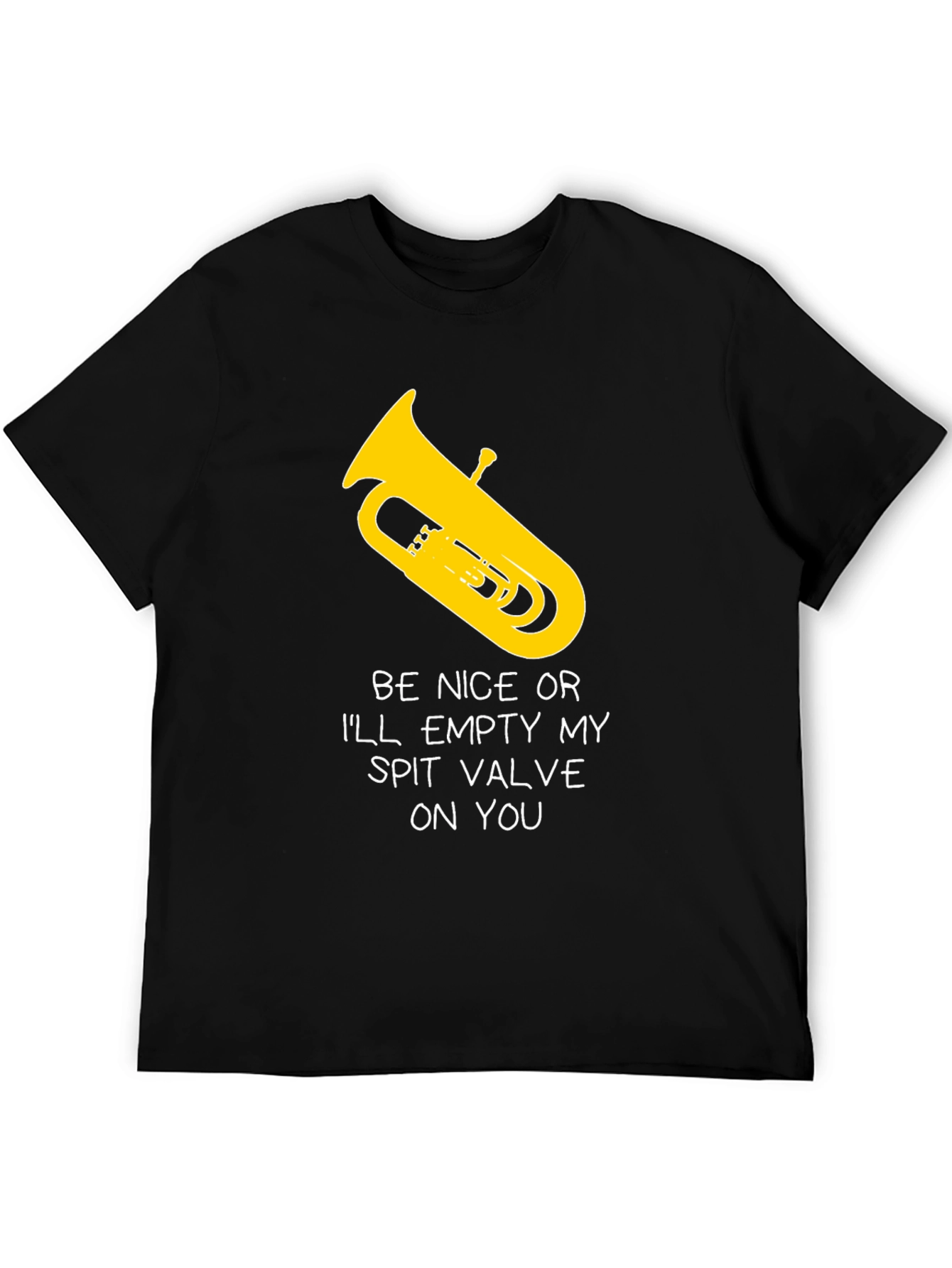Funny Tuba Player T-Shirt - Spit Valve Humor