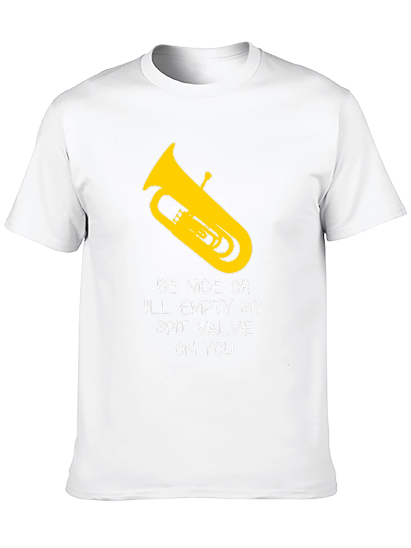 Funny Tuba Player T-Shirt - Spit Valve Humor