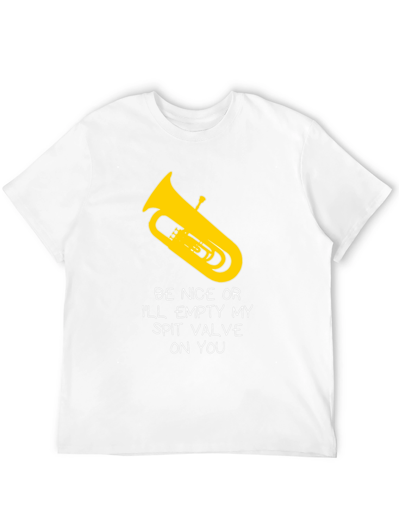 Funny Tuba Player T-Shirt - Spit Valve Humor