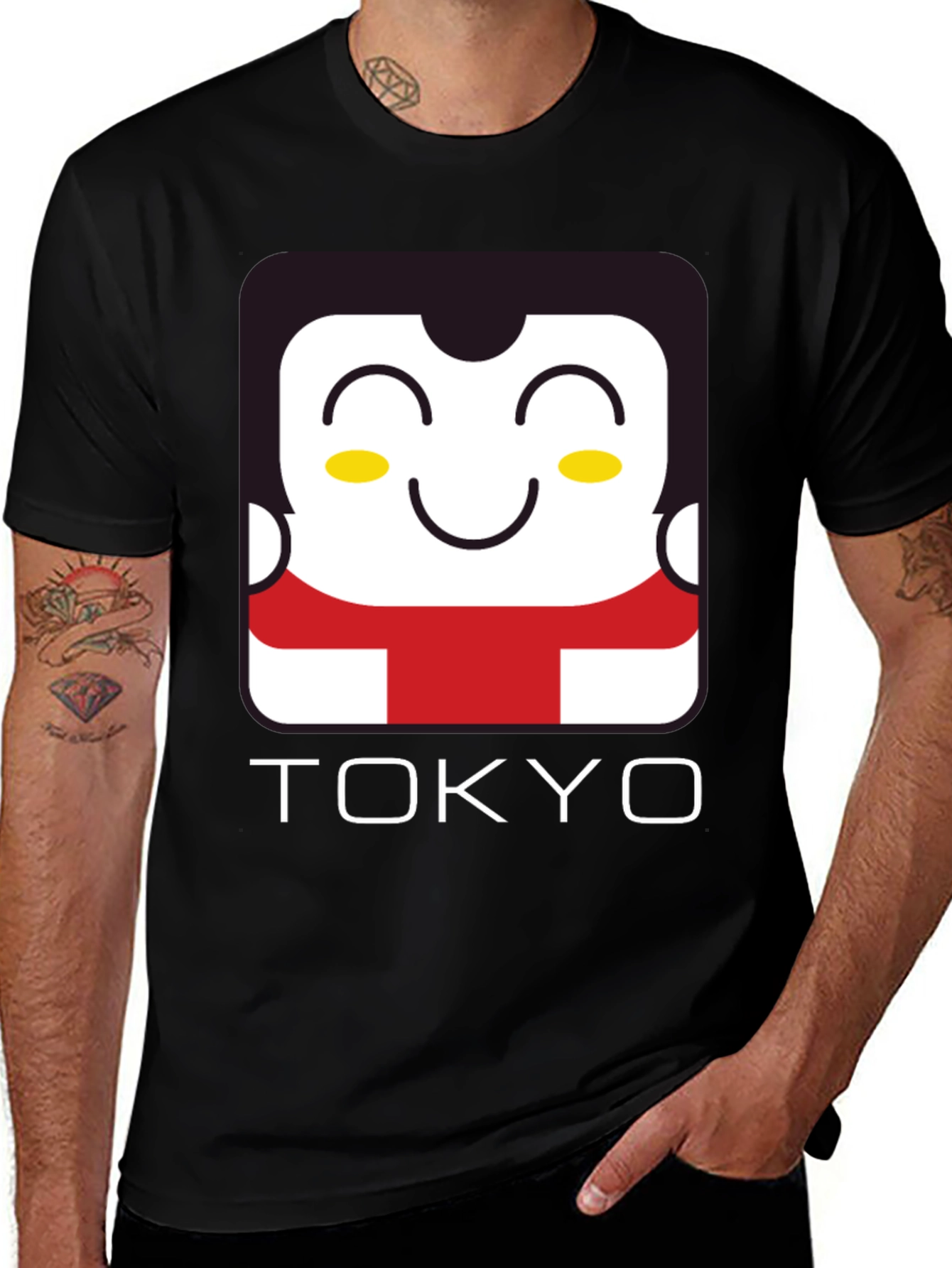 Tokyo Graphic Tee - Unique Anime Style Black T-Shirt