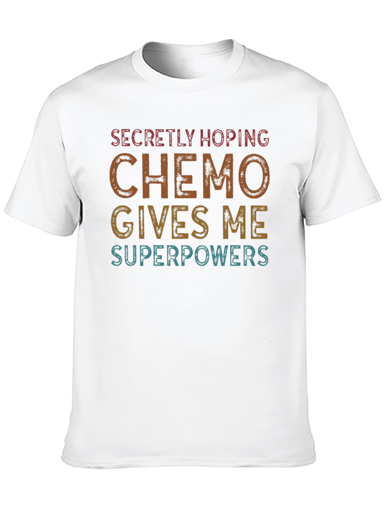 Chemo Superpowers T-Shirt - Hopeful Cancer Survivor Tee