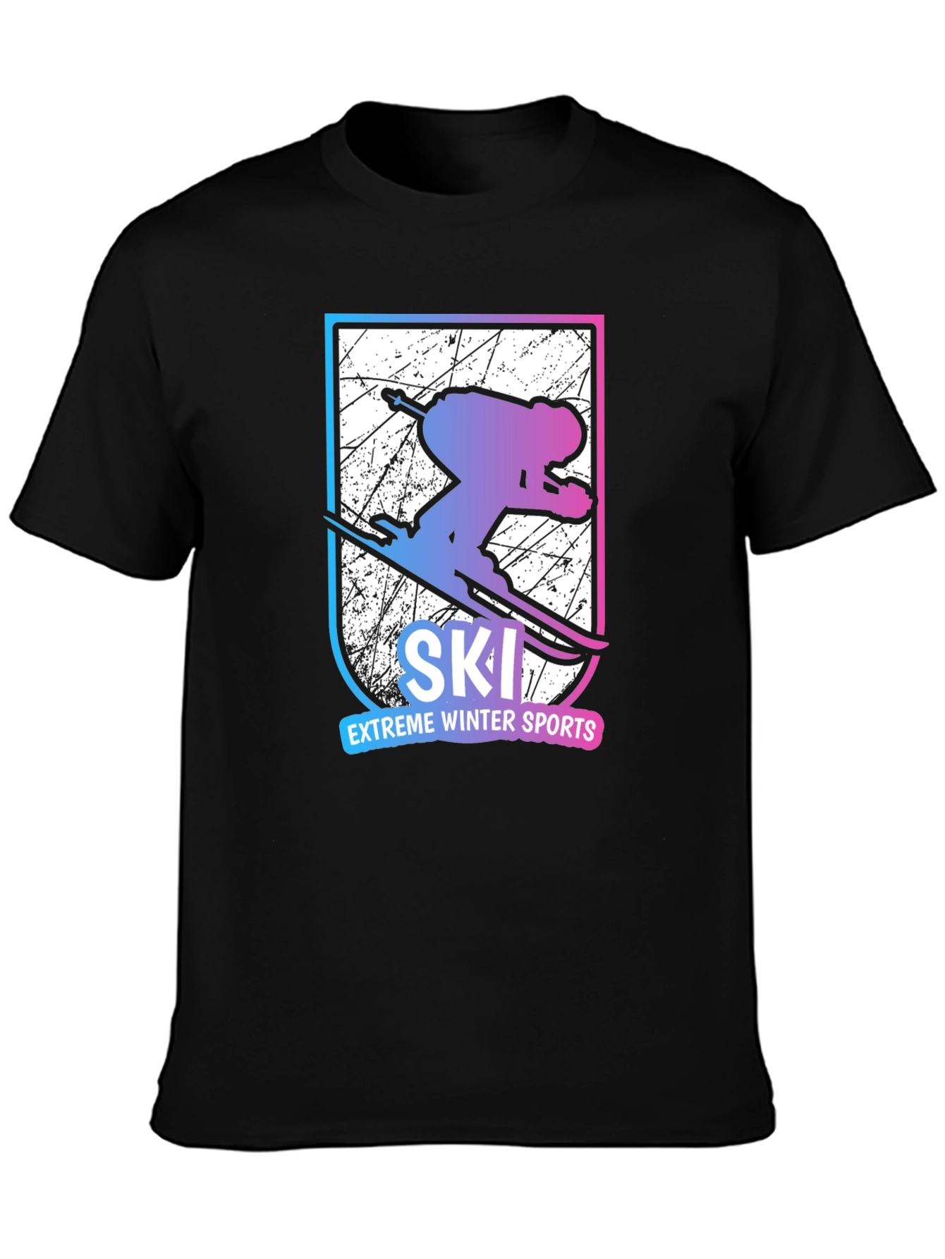 Extreme Winter Sports Ski T-Shirt