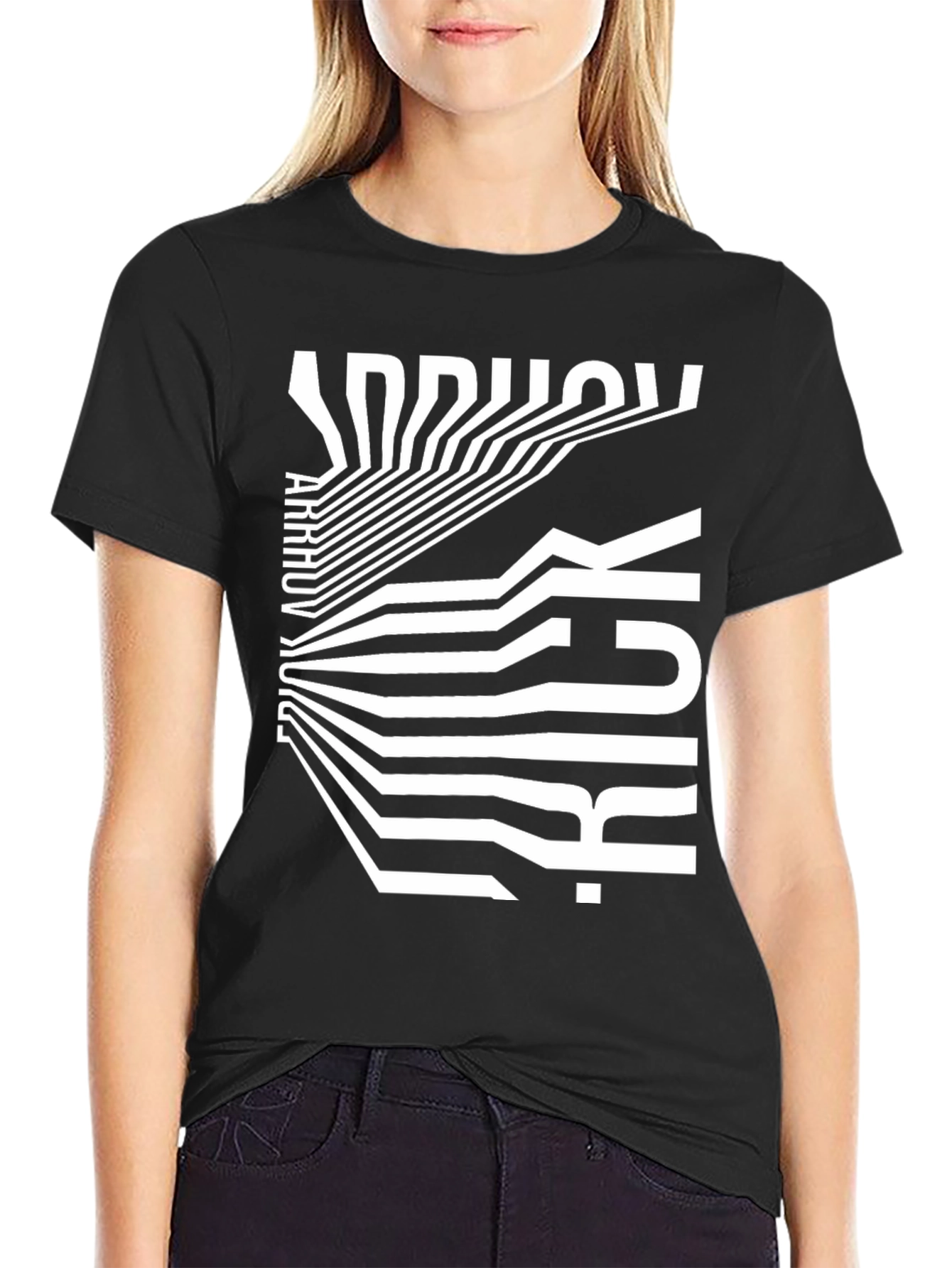 Optical Illusion Arrow Trunk T-Shirt