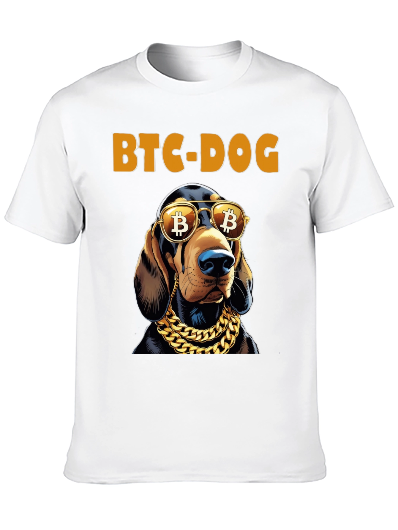 BTC Dog T-Shirt: Bitcoin Crypto Hound Tee