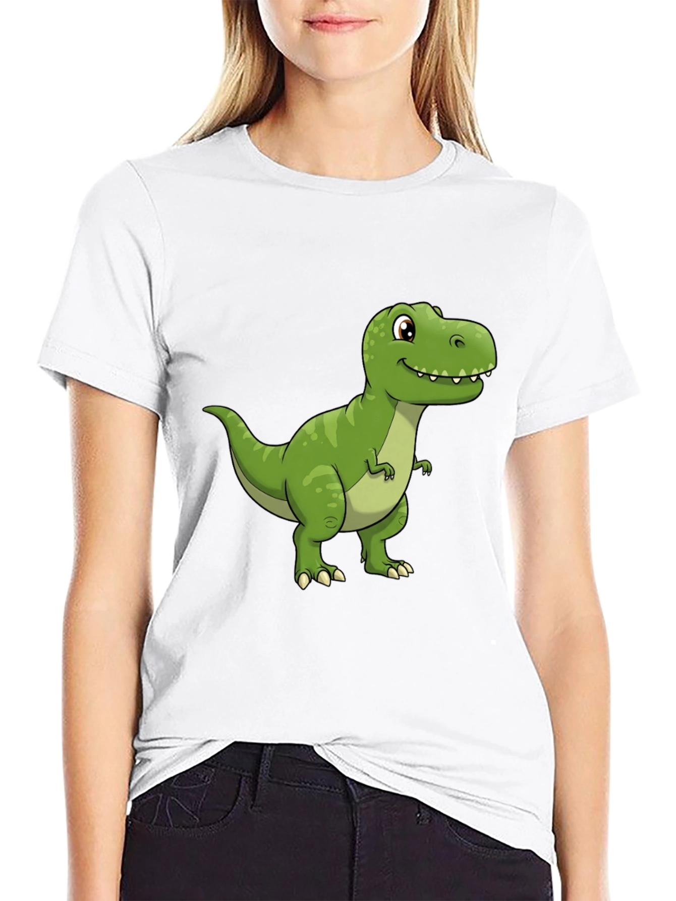 Dinosaur Graphic Tee - Black