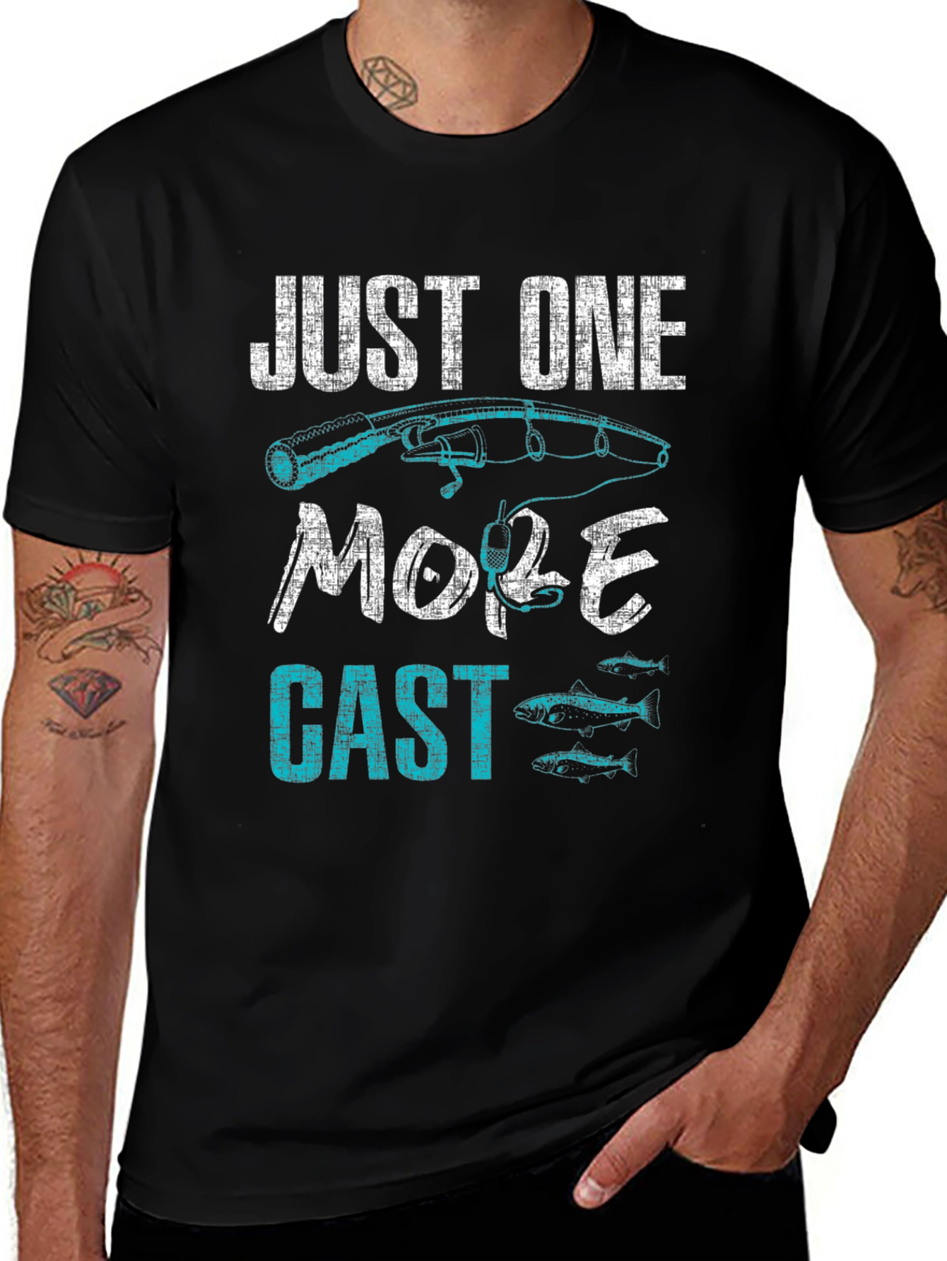 Fishing T-Shirt - Just One More Cast!