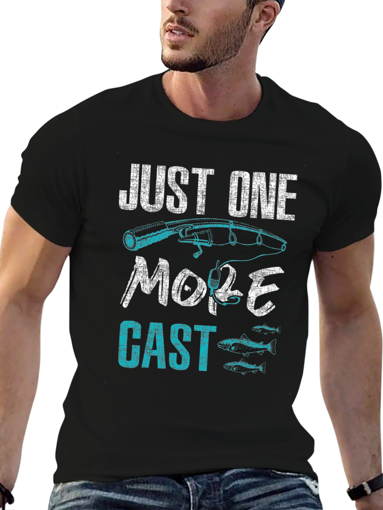Fishing T-Shirt - Just One More Cast!