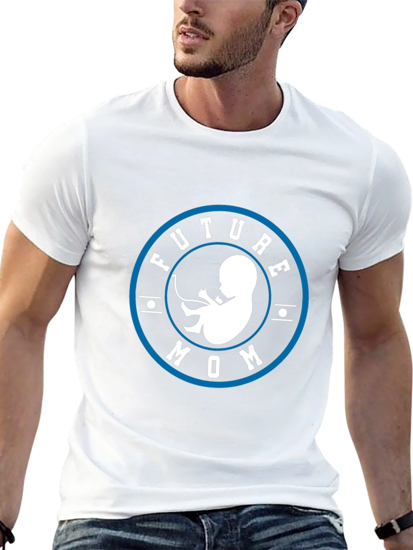 Future Mom Graphic T-Shirt Pregnancy Announcement Tee