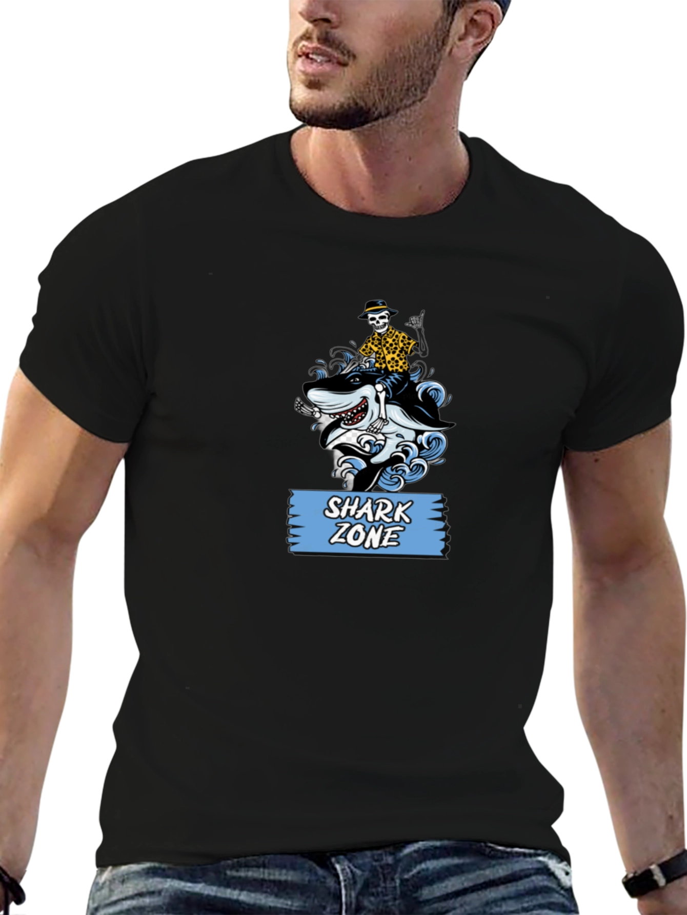 Shark Zone Graphic T-Shirt