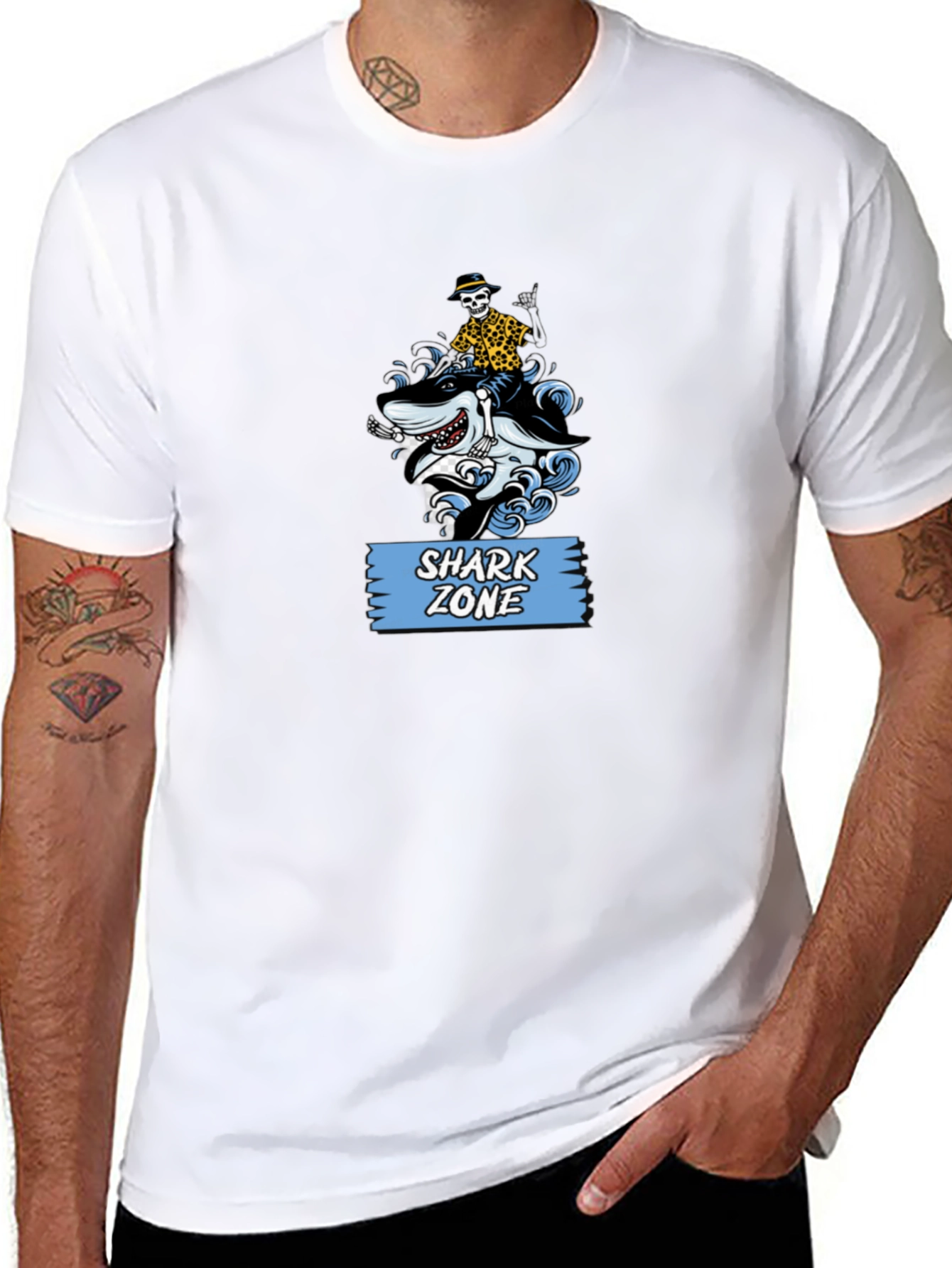 Shark Zone Graphic T-Shirt