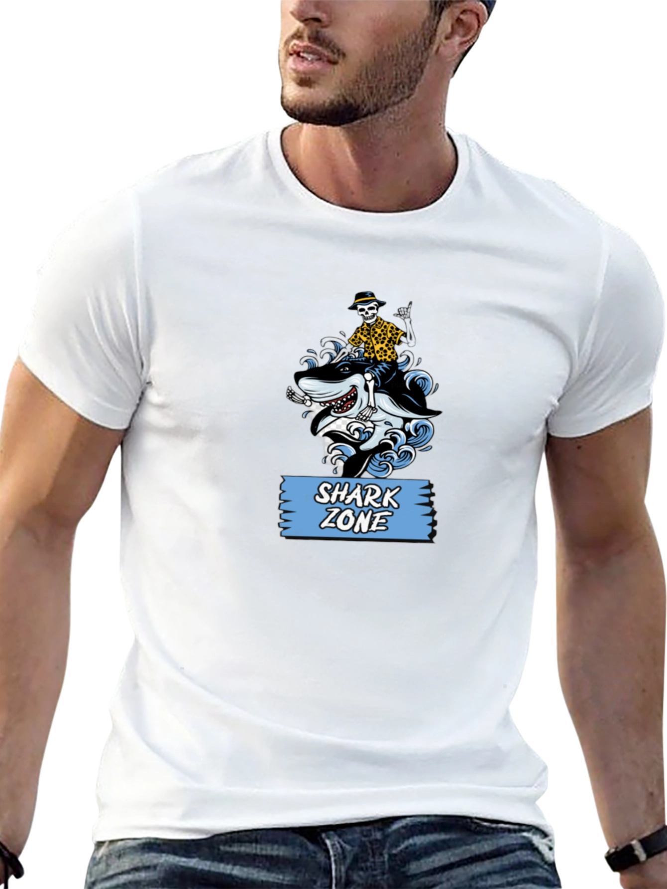 Shark Zone Graphic T-Shirt