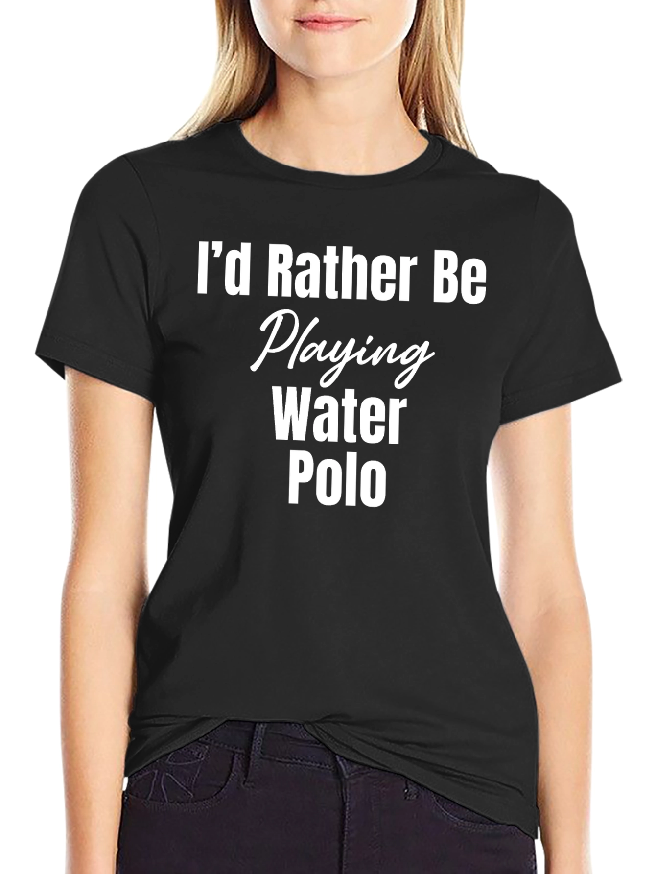 Id Rather Be Playing Water Polo T-Shirt